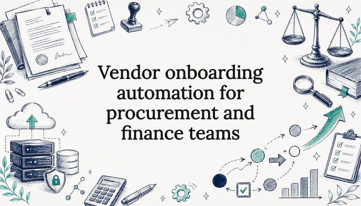 Vendor onboarding automation for procurement and finance teams
