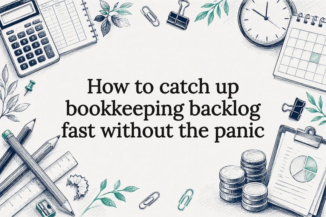 How to catch up bookkeeping backlog fast without the panic